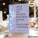 Spanish Galatians 5:22-23 Verse Painting Poster, Soft Watercolor Blue Floral & Lavender Tone Poster, Inspirational Religious Wall Decor Ideal For_maomaolike.com