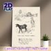 Baa Baa Black Sheep Themed Painting Poster, Vintage Monochrome Line Art Rural Scene Poster, Classic Folk Rhyme Print, Ideal For Living Room, Study And_maomaolike.com