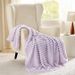 Thick Warm Flannel Blanket Solid Color Folded Edge Blanket_maomaolike.com