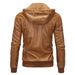2023 European size men's leather jacket washed leather hooded leather jacket plus velvet warm leather jacket large size men's jacket 1603_maomaolike.com