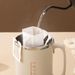 WORTHBUY Double-layer With Spoon&Straw Milk Coffee Mug Portable Insulated Anti Scalding 304 Stainless Steel Water Cup_maomaolike.com