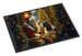 English Springer Spaniel And Santa Claus Doormat Front Door Mat Indoor Outdoor Rugs For Entryway, Non Slip Washable Low Pile, 24H X 36W_maomaolike.com