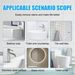 Jakehoe Tile Cleaner Descaling Polish Clean Household Bathroom Kitchen Floor Tile Bathtub Cleaner_maomaolike.com