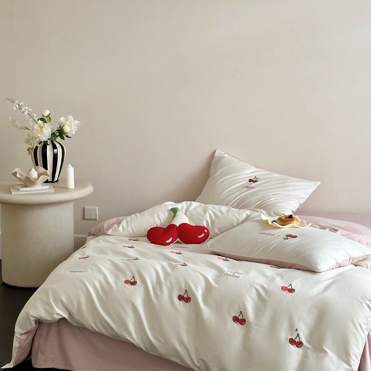 100s Full Brushed Four-Piece Set Cute Pure Cotton Duvet Cover Thickened For Autumn And Winter Children's Bedding Fresh_maomaolike.com