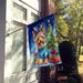 Silky Terrier Christmas Reindeer House Flag Large Porch Sleeve Pole Decorative Outside Yard Banner Artwork Wall Hanging, Polyester, House Size, Multicolor_maomaolike.com