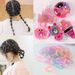 Unisex Children's disposable rubber band multi-colored girls hair tie hair band headband for baby girls hair headwear for girls_maomaolike.com