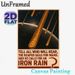Iron Rain & Mars Themed Painting Poster, Vintage Retro Cosmic Meteor Shower Scene Poster, Sci-fi Inspired Wall Decor For Home Office, Living Room_maomaolike.com