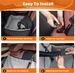 coral Fleece Dog Booster Seat, Pet Travel Bed With Storage And Clip-on Leash, For Large Dogs 70 Lbs Or 2 Medium/Small Dogs_maomaolike.com