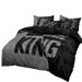 Cartoon Printed Duvet Cover Set - 3-Piece Lightweight Bedding (US/EU/AU Sizes), Digital Printing, Soft Polyester,_maomaolike.com