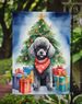 Black Toy Poodle Christmas Reindeer Garden Flag Mailbox Flag Decorative Yard Flag Banner Outside Patio Artwork Yard Flower Beds, Garden Size, Multicolor_maomaolike.com