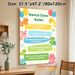 Dance Class Rules Painting Poster, Colorful Cute Cartoon Poster, Adorable Animal-themed Design With Clear Class Guidelines, Suitable For Dance Studios_maomaolike.com