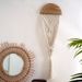 Bohemian Woven Basket Vintage Tapestry Hotel Living Room Bedroom Garden Decoration Net Bag Air Hanging Ornament_maomaolike.com