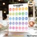Spanish Alphabet Painting Poster, Vibrant Color-coded Circular Letter Poster, Clear Spanish Pronunciation Reference, Suitable For Study Rooms And_maomaolike.com