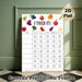 Food Try Reward Chart Painting Poster, Vibrant Fruit & Vegetable Themed Poster, Practical Tool To Track Food Exploration Progress For Home Kitchen_maomaolike.com