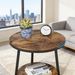 Modern Side Table,Rustic End Table,Round Coffee Table_maomaolike.com