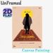 The Big Lebowski Painting Poster, Stylized Minimalist Silhouette & Ornate Rug Graphic Poster, Vintage Film-themed Wall Decor For Home Theater, Living_maomaolike.com