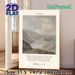 The Beatitudes Painting Poster, Soft-toned Vintage Mountain Lake Landscape Poster, Inspirational Bible Verse Print, Suitable For Living Room And Study_maomaolike.com