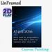Algorithm Themed Painting Poster, Sleek Blue Binary Code Graphic Poster, Humorous Programmer Definition Design, Suitable For Tech Office Or Workspace_maomaolike.com
