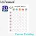 Islamic Salah Tracker Painting Poster, Pastel-colored Cute Illustrated Poster, Weekly Prayer Tracking Chart To Monitor Daily Salah Routines, Suitable_maomaolike.com