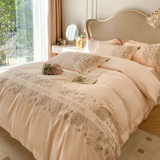 Pure Cotton Thickened Brushed Embroidered Four-Piece High-End Gift Box Su Embroidery Home Set All-Cotton Autumn Winter Warm Beddin_maomaolike.com