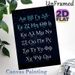 Greek Alphabet Painting Poster, Gradient-colored Greek Letters On Starry Sky Poster, Useful For Learning Greek Alphabet, Ideal For Study Room And Home_maomaolike.com
