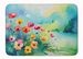 Anemones In Watercolor Memory Foam Kitchen Mat Machine Washable Anti-Fatigue Mat Cushion Comfort Bath Mat Or Kitchen Rug_maomaolike.com