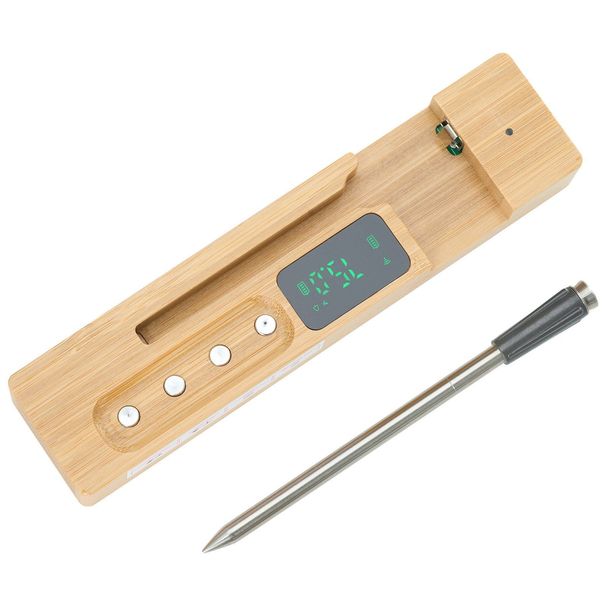 VEVOR Wireless Meat Thermometer Bluetooth Meat Probe 500 Ft Range For Cooking_maomaolike.com