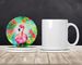 Hippie Animal Flamingo Large Sandstone Coasters Pack Of 4 Absorbent Round Coasters Decor Gifts For Men Or Women, 4 In, Multicolor_maomaolike.com