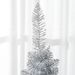 Artificial Pencil Christmas Tree, Slim Xmas Tree With Realistic Branch Tips And Plastic Stand_maomaolike.com