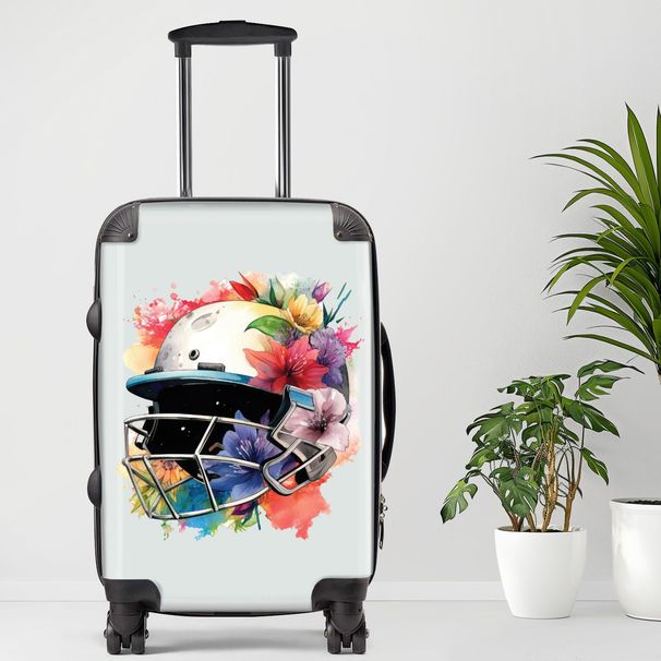 Football2 Luggage, 20/24/28 Inch Luggage, Carry-On, Custom Luggage, Luggage Set, Suitcase, Travel, Vacation, Cabin Suitcase, Custom Suitcase, Personalized Luggage_maomaolike.com