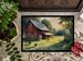 Chicken Coop At Dawn Doormat Front Door Mat Indoor Outdoor Rugs For Entryway, Non Slip Washable Low Pile, 24H X 36W_maomaolike.com