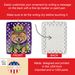 Chow Chow King Of Mardi Gras Porcelain Ornament Christmas Tree Hanging Decorations For Home Christmas Holiday, Rectangle, Gift, Multicolor_maomaolike.com