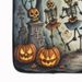 Dancing Skeletons Spooky Halloween Memory Foam Kitchen Mat Machine Washable Anti-Fatigue Mat Cushion Comfort Bath Mat Or Kitchen Rug_maomaolike.com