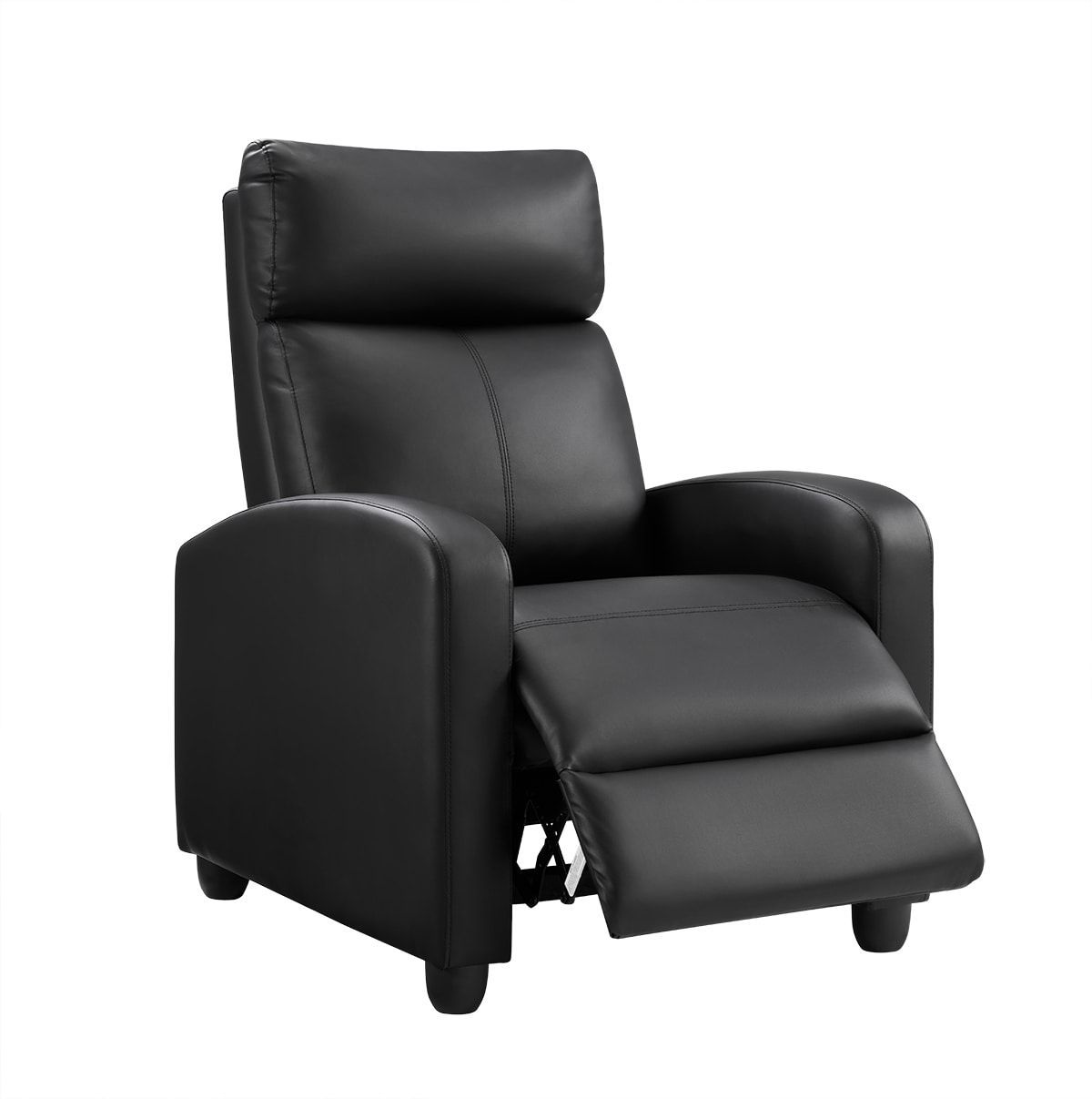 Comfortable Single-Seat Manual Recliner Chair | PU Leather Upholstery | Perfect For Small Spaces_maomaolike.com