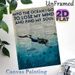 Ocean & Diver Themed Painting Poster, Vintage Typographic Retro Newspaper Style With Diver Graphic Poster, Inspirational Ocean Quote Wall Art, Ideal_maomaolike.com