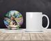 Yorkshire Terrier Spring Path Large Sandstone Coasters Pack Of 4 Absorbent Round Coasters Decor Gifts For Men Or Women, 4 In, Multicolor_maomaolike.com