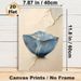 Kintsugi Themed Painting Poster, Elegant Blue Cracked Bowl With Gilded Repair Lines Poster, Artistic Depiction Of Resilience, Suitable For Living_maomaolike.com