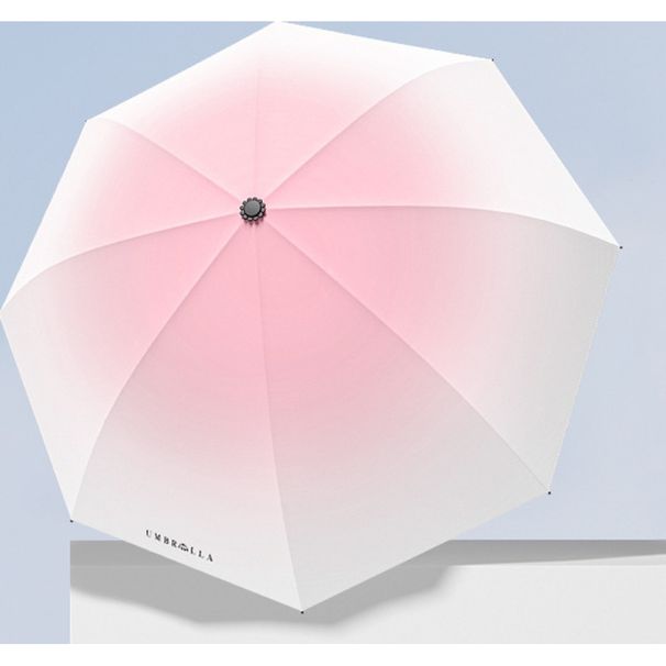 Gradient Color Umbrella Women, UV Protection, Dual-use For Sun And Rain, Compact, Portable, Foldable, Wholesale, In Stock_maomaolike.com
