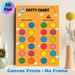 Potty Chart Painting Poster, Cute Cartoon Animal & Colorful Dot Design Poster, Practical Aid For Toilet Training, Suitable For Home Bathroom_maomaolike.com