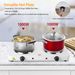 1Pc 2000W Double Electric Burner Double Hot Plate With 5 Gear Temperature Control_maomaolike.com