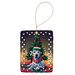 Dalmatian Christmas Porcelain Ornament Christmas Tree Hanging Decorations For Home Christmas Holiday, Rectangle, Gift, Multicolor_maomaolike.com