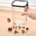 Clear Airtight Food Storage Containers - 3-Piece Set Kitchen Canisters For Tea, Dry Fruits & Spices (BPA-Free Plastic)_maomaolike.com