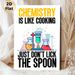 Chemistry Humor Painting Poster, Vibrant Cartoon Labware & Witty Quote Poster, Lighthearted Chemistry-themed Decor Ideal For Home Office, Lab Or Study_maomaolike.com