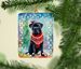 Cane Corso Christmas Porcelain Ornament Christmas Tree Hanging Decorations For Home Christmas Holiday, Rectangle, Gift, Multicolor_maomaolike.com