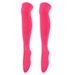 Unisex Diagonal striped Christmas socks Solid color over the knee socks COS anime socks stockings stockings Christmas holiday socks_maomaolike.com