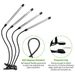 Grow Lights For Indoor Plants, IMounTEK 80W 80 LEDs Plant Lights With Red Blue Full Spectrum 10 Dimmable Level 360°Adjustable Gooseneck 3/6/12H Timer Grow Lamp For Succulent Plants Growth_maomaolike.com