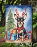 Black And Tan Chihuahua Christmas Reindeer Garden Flag Mailbox Flag Decorative Yard Flag Banner Outside Patio Artwork Yard Flower Beds, Garden Size, Multicolor_maomaolike.com