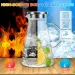 1/2Pcs Transparent Heat-Resistant Glass Cold Kettle And Cups Water Pot With Handle Large Capacity Household Jug_maomaolike.com
