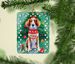 Welsh Springer Spaniel Christmas Porcelain Ornament Christmas Tree Hanging Decorations For Home Christmas Holiday, Rectangle, Gift, Multicolor_maomaolike.com