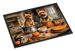 Norwich Terrier Fall Kitchen Pumpkins Doormat Front Door Mat Indoor Outdoor Rugs For Entryway, Non Slip Washable Low Pile, 24H X 36W_maomaolike.com